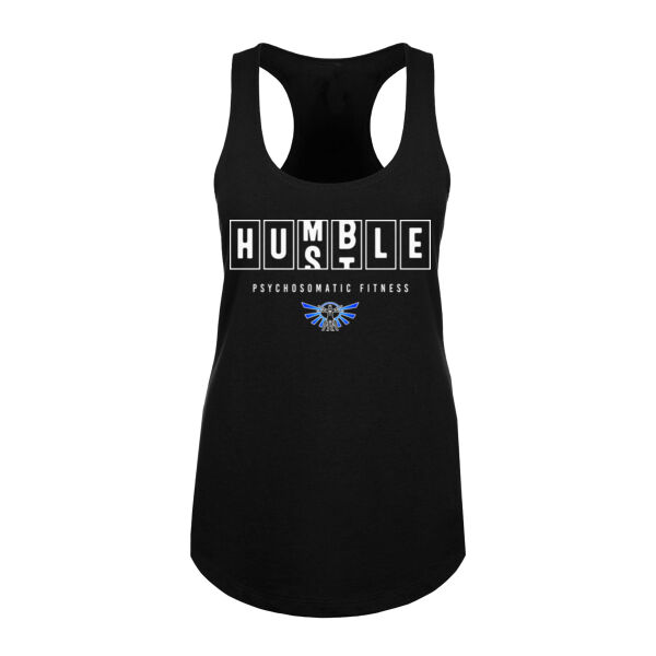 HUMBLE HUSTLE - WOMEN'S FITTED TANK TOP Thumbnail